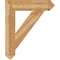 Ekena Millwork Traditional Arts & Crafts Rough Sawn Bracket, Western Red Cedar, 6"W x 30"D x 36"H BKT06X30X36TRA03RWR - alternate 2